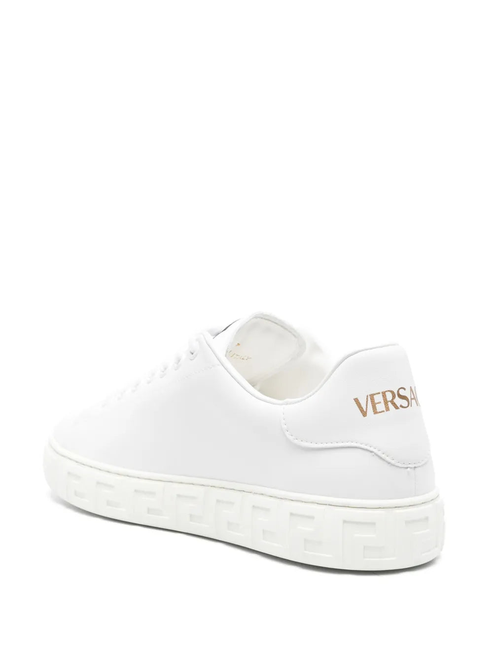 Versace Greca-Embossed Leather