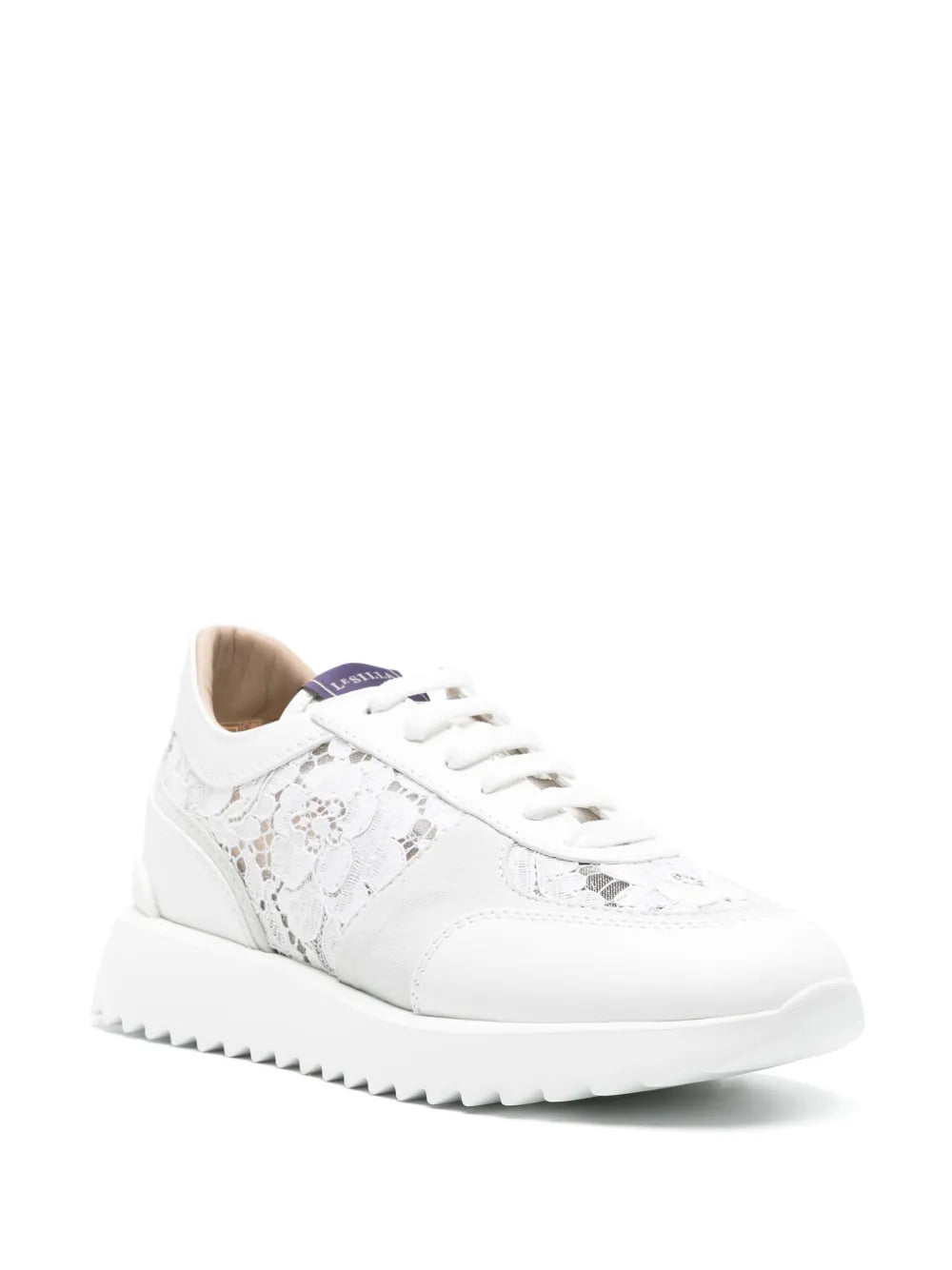 Le Silla Chantilly-Lace Leather