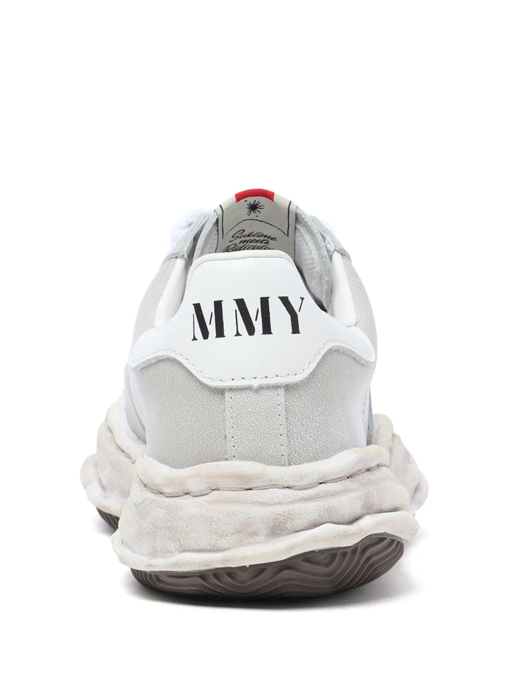 Maison MIHARA YASUHIRO Blakey Distressed-Effect Leather
