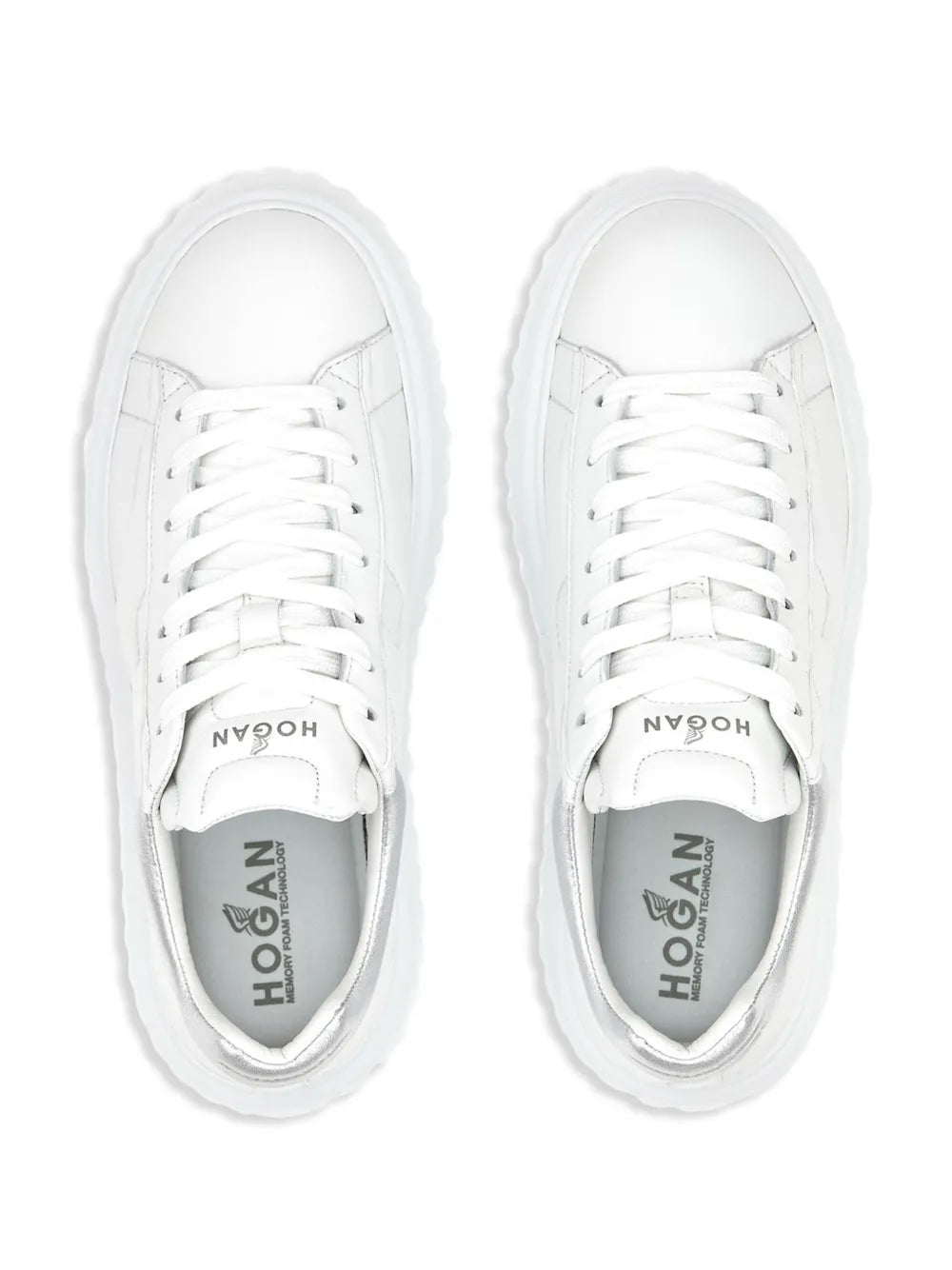 Hogan H-Stripes Lace-Up Leather