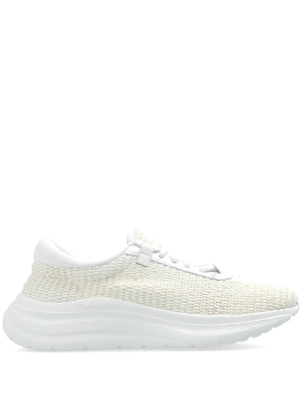 Casadei Mia Woven-Design Leather